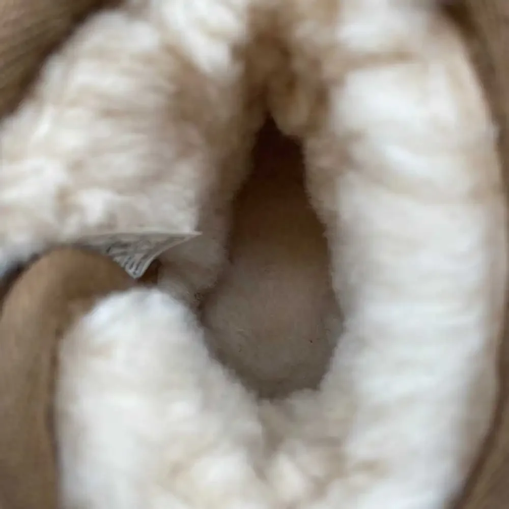 UGG Brown Suede Booties | 8T Girls Bootie Wool Lining
